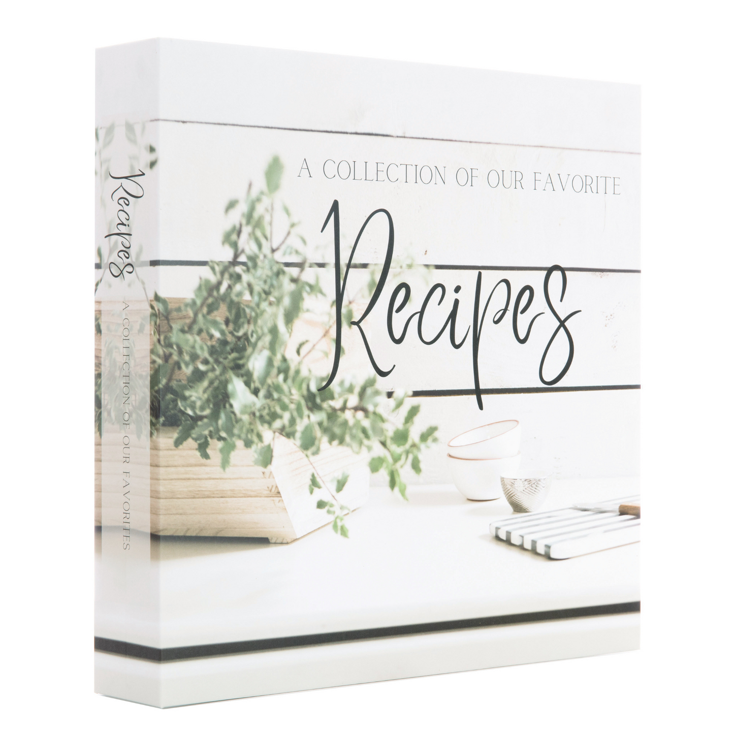 Recipe Binder with Plastic Sleeves